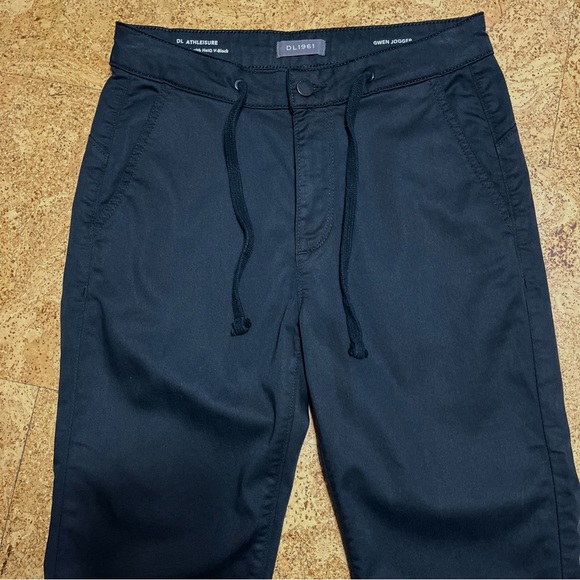 DL1961 Black Gwen Jogger Pants Sz 23 - Picture 9 of 15